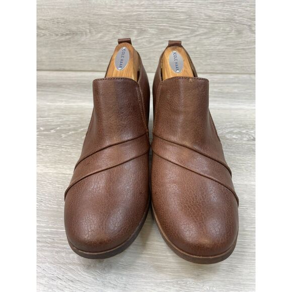 Eurosoft By Sofft Ashby Women's Boot Brown Leather 9.5 Bootie Ankle Casual Shoes - Picture 2 of 11